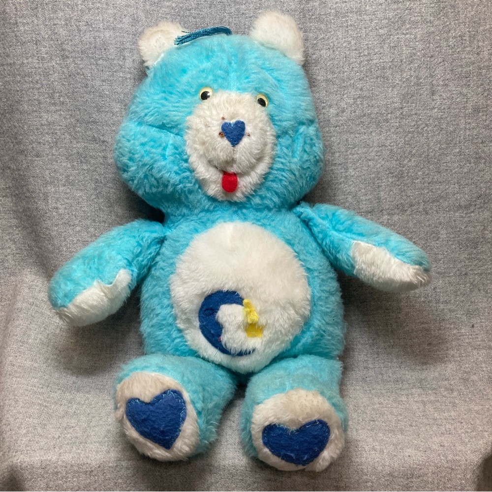 Vintage 18" Care Bears Bedtime Bear Plush Handmade One Of A Kind Rare Stuffed